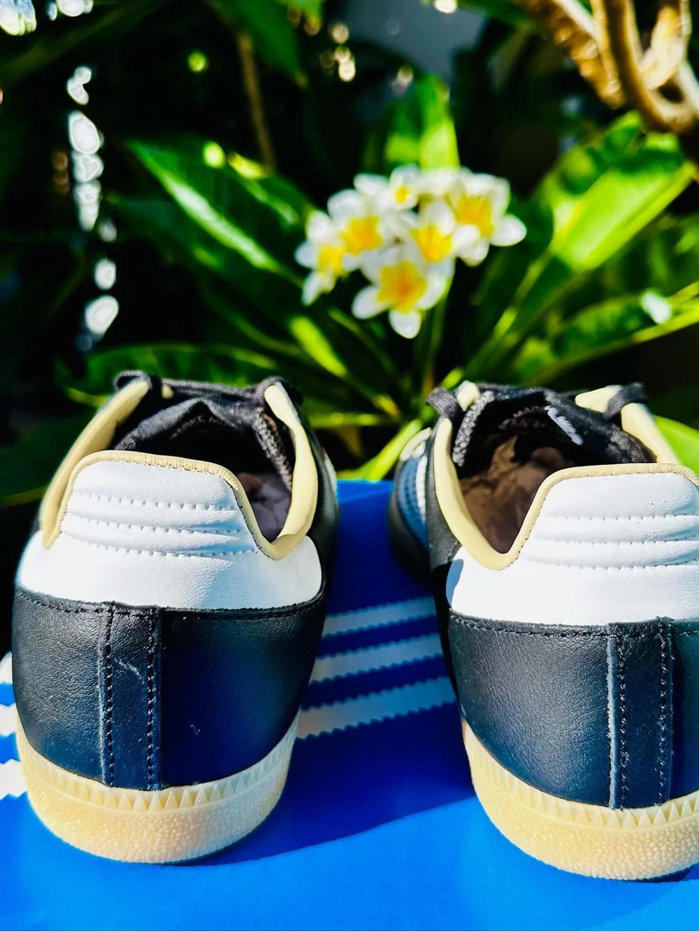 adidas Samba OG Sneakers in Black and Tan